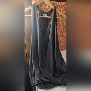 Zenana Charcoal Sleeveless Top